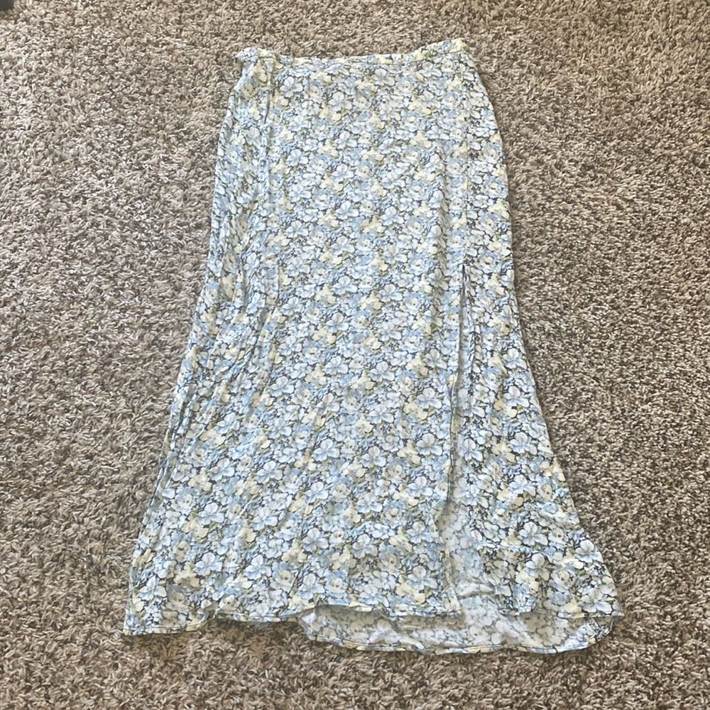 Floral Midi Skirt